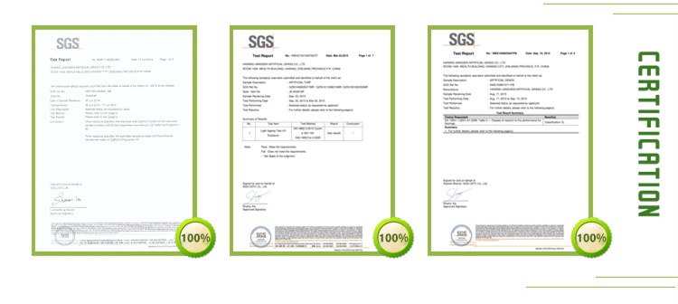 jiangseni kunstliku rohu sertifitseerimine jiangsen artificial grass certification